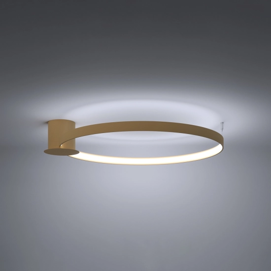 Plafon RIO 78 złoty LED 4000K TH.225 SOLLUX LIGHTING - zdjęcie 3