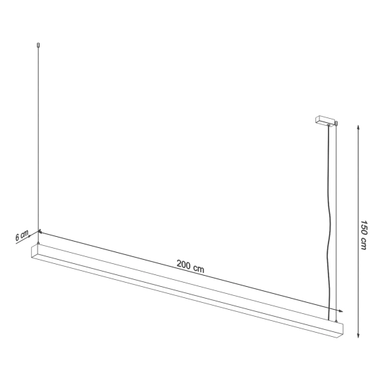 Lampa wisząca PINNE 200 szara 3000K TH.230 SOLLUX LIGHTING - zdjęcie 8
