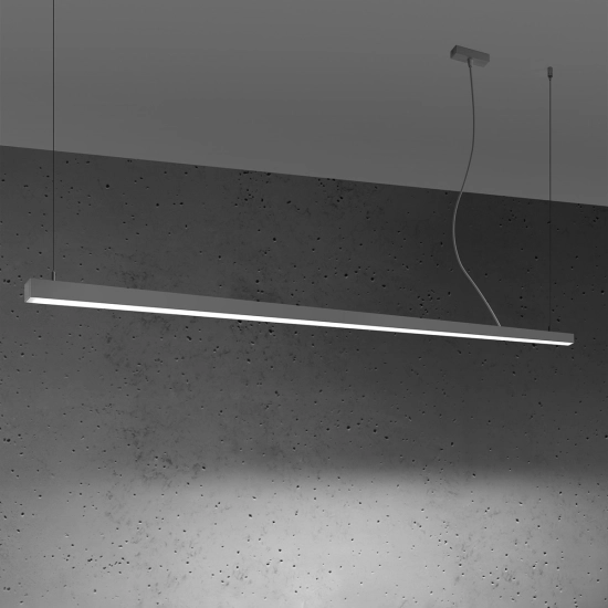 Lampa wisząca PINNE 200 szara 4000K TH.233 SOLLUX LIGHTING - zdjęcie 3