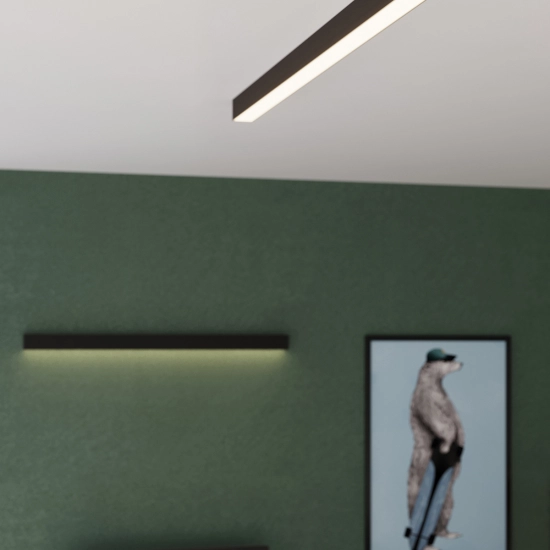 Kinkiet PINNE 200 czarny 4000K TH.238 SOLLUX LIGHTING - zdjęcie 9