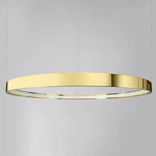 Żyrandol RIO 78 złoty połysk LED 3000K TH.246 SOLLUX LIGHTING - zdjęcie 4