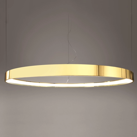 Żyrandol RIO 78 złoty połysk LED 3000K TH.246 SOLLUX LIGHTING - zdjęcie 5
