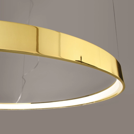 Żyrandol RIO 78 złoty połysk LED 3000K TH.246 SOLLUX LIGHTING - zdjęcie 7