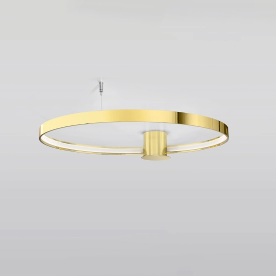Plafon RIO 78 złoty połysk LED 3000K TH.252 SOLLUX LIGHTING - zdjęcie 2