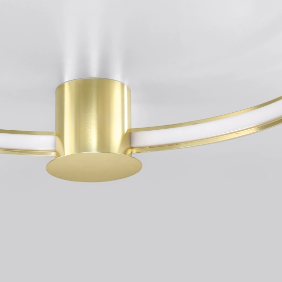 Plafon RIO 78 złoty połysk LED 3000K TH.252 SOLLUX LIGHTING - zdjęcie 6