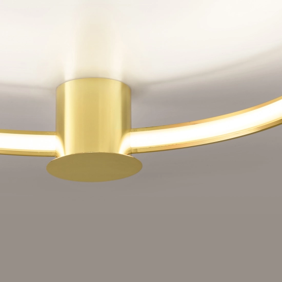 Plafon RIO 78 złoty połysk LED 3000K TH.252 SOLLUX LIGHTING - zdjęcie 7