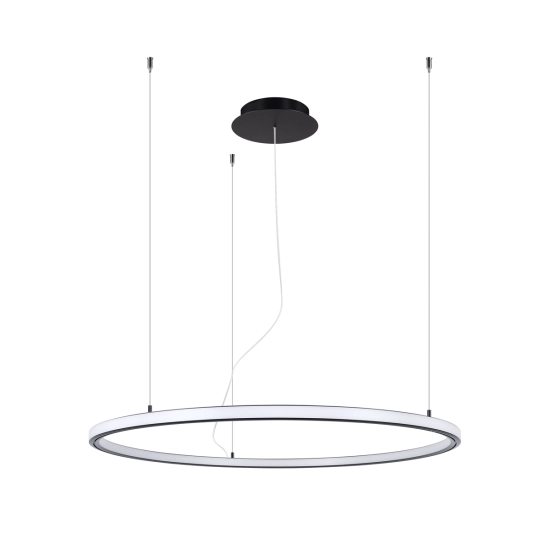 Żyrandol RISA 90 czarny LED 3000K TH.275 SOLLUX LIGHTING - zdjęcie produktu