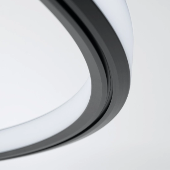Żyrandol RISA 90 czarny LED 3000K TH.275 SOLLUX LIGHTING - zdjęcie 4