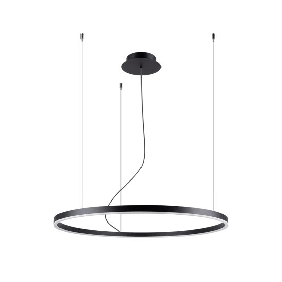 Żyrandol ODA 80 czarny LED 4000K TH.282 SOLLUX LIGHTING - zdjęcie produktu