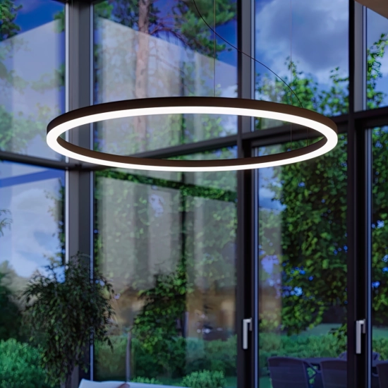 Żyrandol ODA 80 czarny LED 4000K TH.282 SOLLUX LIGHTING - zdjęcie 10