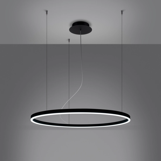 Żyrandol ODA 80 czarny LED 4000K TH.282 SOLLUX LIGHTING - zdjęcie 3