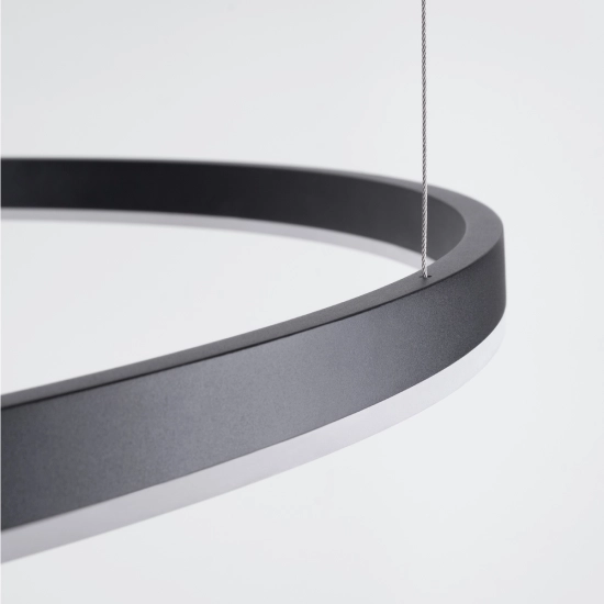 Żyrandol ODA 80 czarny LED 4000K TH.282 SOLLUX LIGHTING - zdjęcie 4