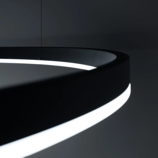 Żyrandol ODA 80 czarny LED 4000K TH.282 SOLLUX LIGHTING - zdjęcie 5