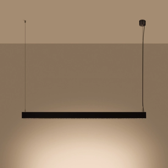 Lampa wisząca SOREN czarna LED 3000K TH.285 SOLLUX LIGHTING