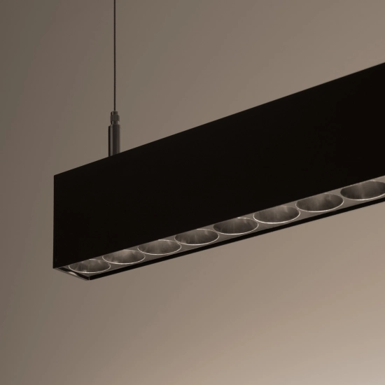 Lampa wisząca SOREN czarna LED 3000K TH.285 SOLLUX LIGHTING