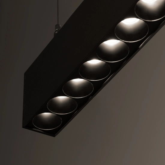 Lampa wisząca SOREN czarna LED 3000K TH.285 SOLLUX LIGHTING