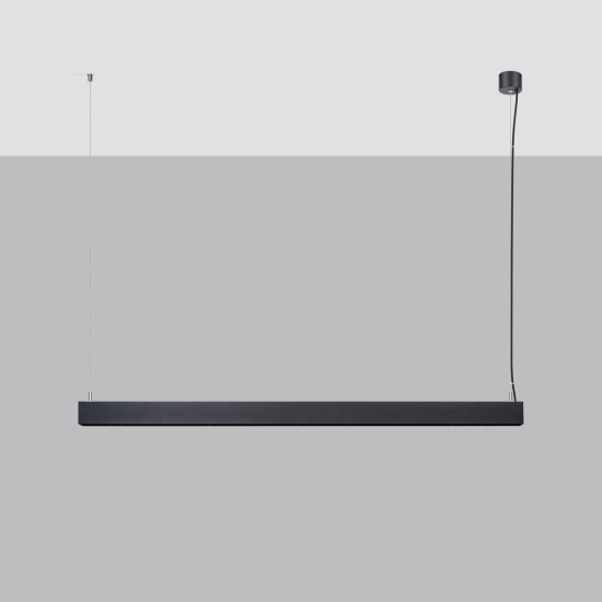 Lampa wisząca SOREN czarna LED 4000K TH.286 SOLLUX LIGHTING