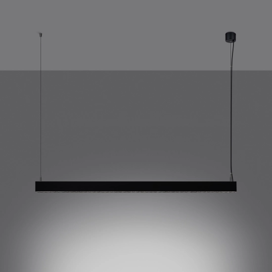 Lampa wisząca SOREN czarna LED 4000K TH.286 SOLLUX LIGHTING