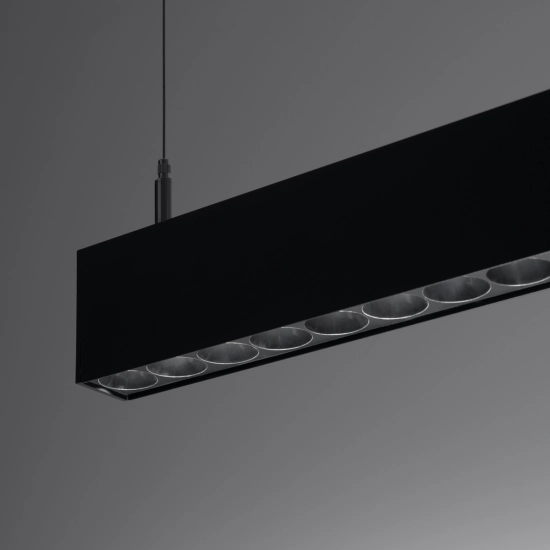 Lampa wisząca SOREN czarna LED 4000K TH.286 SOLLUX LIGHTING