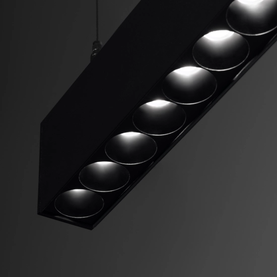 Lampa wisząca SOREN czarna LED 4000K TH.286 SOLLUX LIGHTING