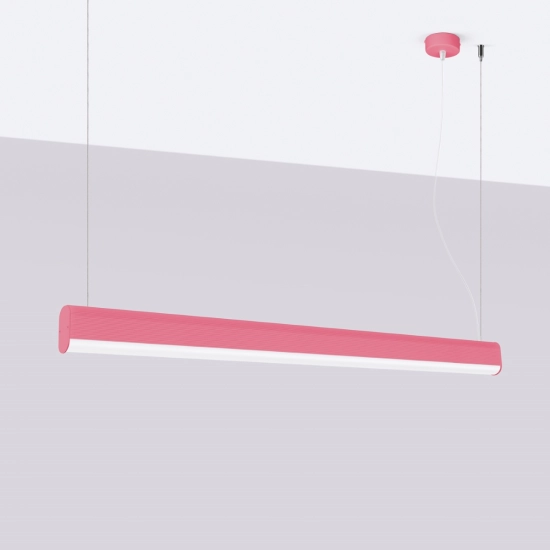 Lampa wisząca FARGE różowa LED 4000K TH.300 SOLLUX LIGHTING - zdjęcie 2
