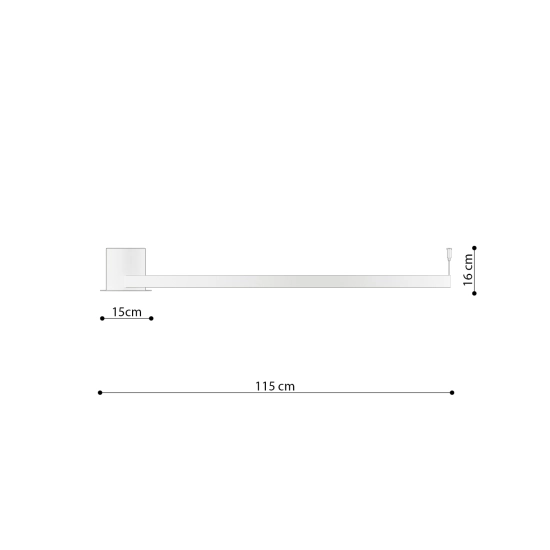 Plafon RIO 110 beżowy LED 3000K TH.369 THORO - zdjęcie 9