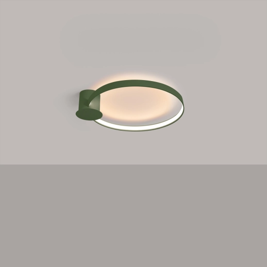 Plafon RIO 55 zielony oliwkowy LED 3000K TH.389 THORO - zdjęcie 3