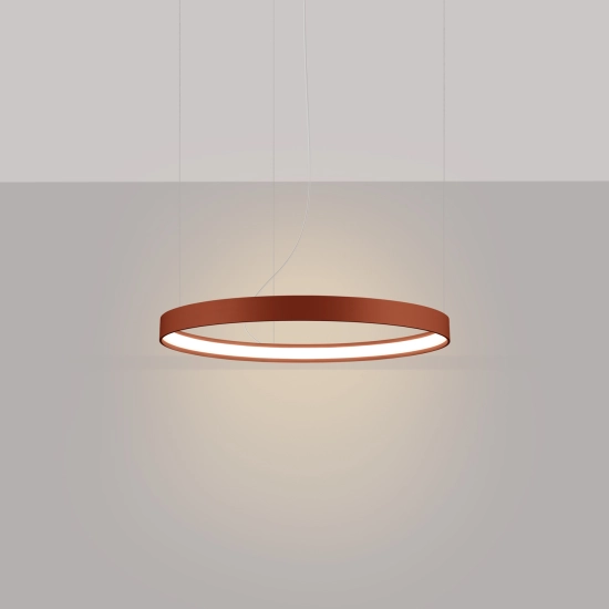 Żyrandol RIO 55 ochra czerwona LED 3000K TH.395 THORO - zdjęcie 3