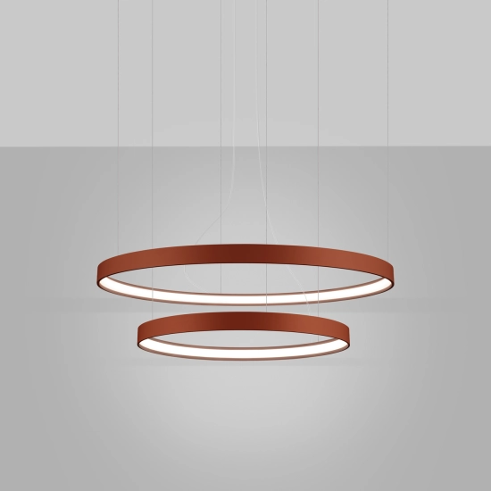 Żyrandol RIO 2 55/78 ochra czerwona LED 4000K TH.403 THORO - zdjęcie 3