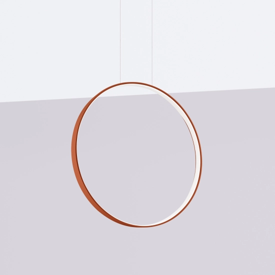 Lampa wisząca RIO 55 ochra czerwona LED 4000K TH.408 THORO - zdjęcie 2