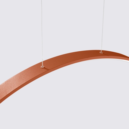 Lampa wisząca RIO 55 ochra czerwona LED 4000K TH.408 THORO - zdjęcie 5