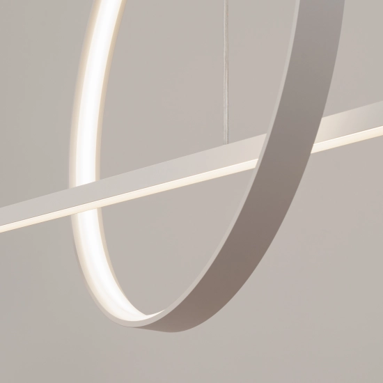 Lampa wisząca GLAD biała LED 3000K TH.492 THORO - zdjęcie 5