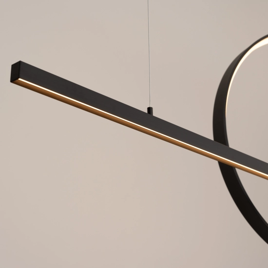 Lampa wisząca GLAD czarna LED 3000K TH.494 THORO - zdjęcie 5