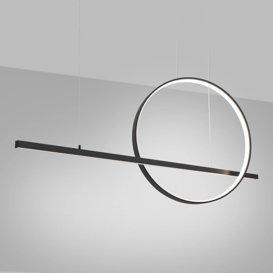 Lampa wisząca GLAD czarna LED 4000K TH.495 THORO - zdjęcie 3
