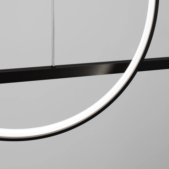Lampa wisząca GLAD czarna LED 4000K TH.495 THORO - zdjęcie 4