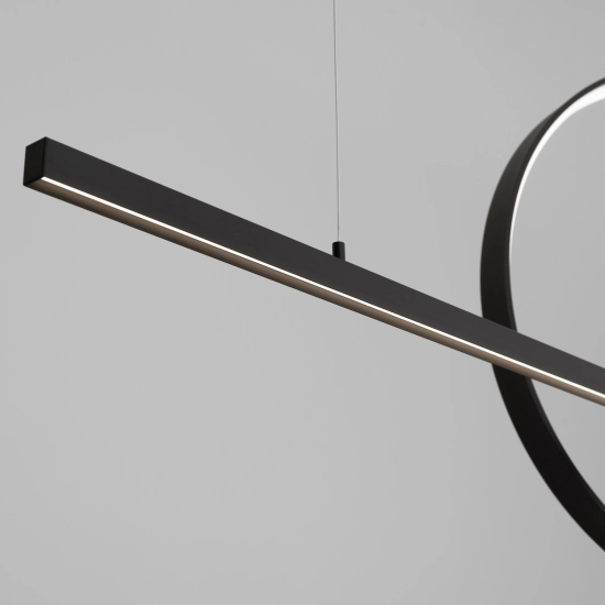 Lampa wisząca GLAD czarna LED 4000K TH.495 THORO - zdjęcie 5