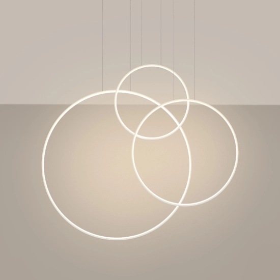 Lampa wisząca RIO 3 55/78/110 biała LED 3000K TH.538 THORO - zdjęcie produktu