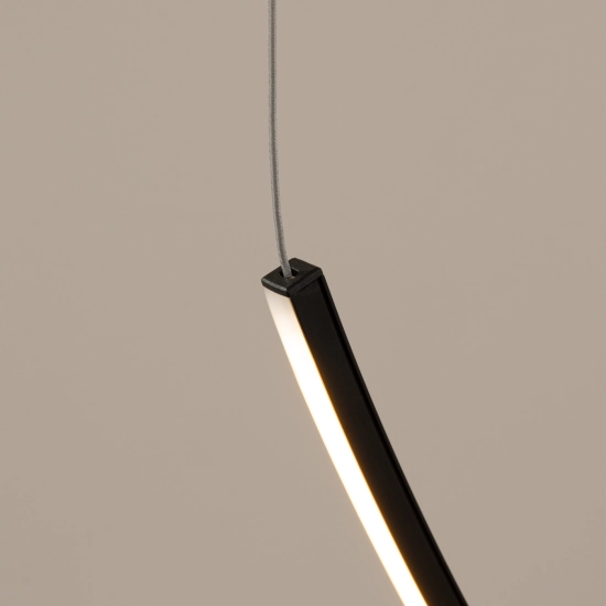 Żyrandol ALVAR 1 czarny LED 3000K TH.545 THORO - zdjęcie 4
