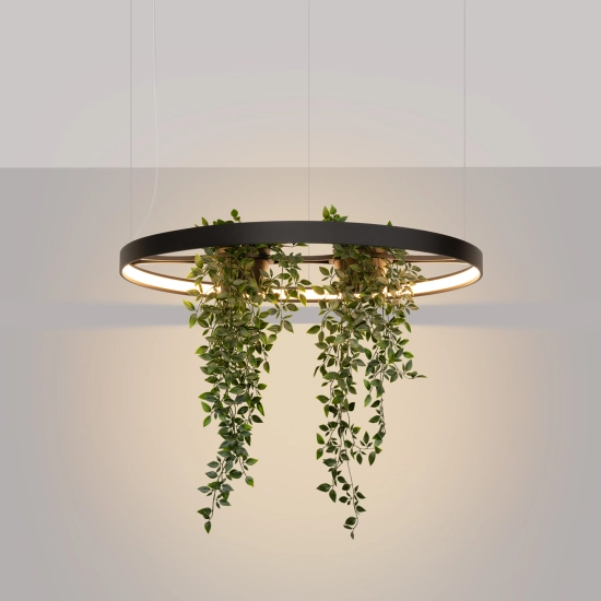 Żyrandol RIO BIO 78 czarny LED 3000K TH.551 THORO - zdjęcie 3