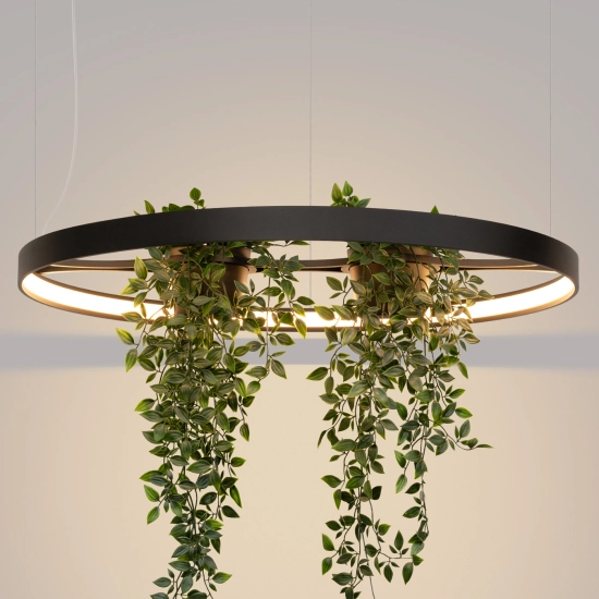 Żyrandol RIO BIO 78 czarny LED 3000K TH.551 THORO - zdjęcie 9