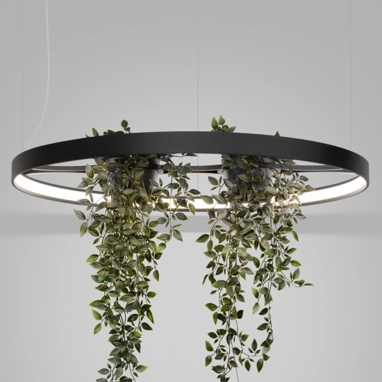Żyrandol RIO BIO 78 czarny LED 4000K TH.552 THORO - zdjęcie 9