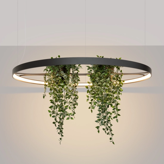 Żyrandol RIO BIO 110 czarny LED 3000K TH.555 THORO - zdjęcie 3
