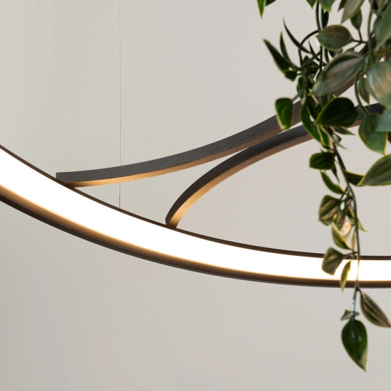 Żyrandol RIO BIO 110 czarny LED 3000K TH.555 THORO - zdjęcie 7