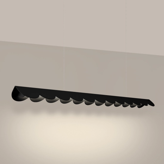 Lampa wisząca BISCUIT czarna LED 3000K TH.557 THORO - zdjęcie 3