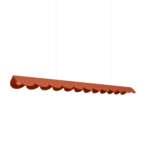 Lampa wisząca BISCUIT ochra czerwona LED 3000K TH.558 THORO - zdjęcie produktu