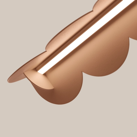 Lampa wisząca BISCUIT mocca LED 3000K TH.562 THORO - zdjęcie 8