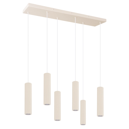 Lampa wisząca IVAR 6L beżowa LED 4000K TH.625 THORO - zdjęcie produktu