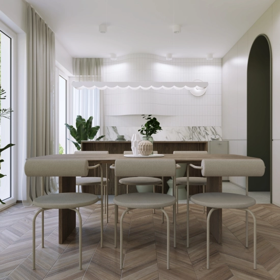 Lampa wisząca BISCUIT 100 taupe LED 3000K TH.668 THORO - zdjęcie 5
