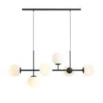 Lampa Wisząca Fin 6 Czarny 1120K1 Aldex - zdjęcie produktu