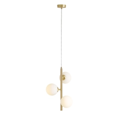 Lampa Wisząca Fin 3 Mosiądz S 1120E40_S Aldex - zdjęcie produktu